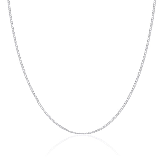 Sterling Silver 2mm Curb Chain 16 - 24 Inches